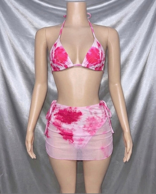 Pink Sunset Swim Set