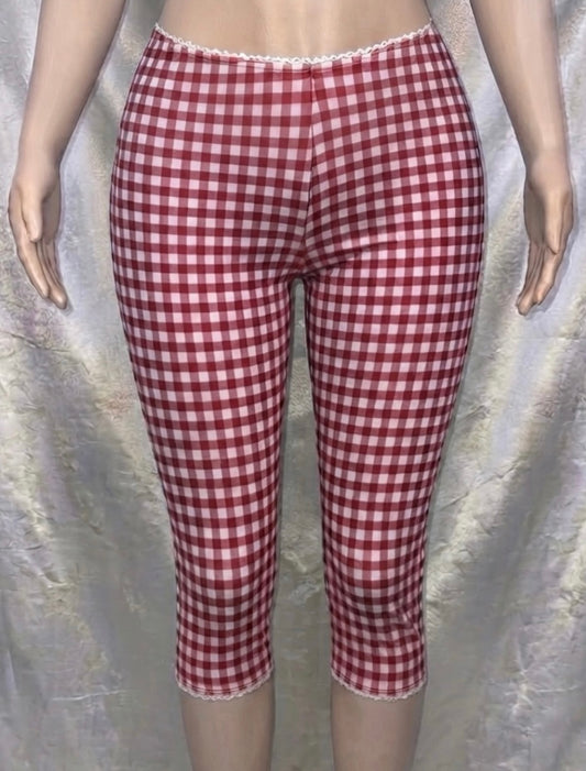 Picnic Gingham Capris