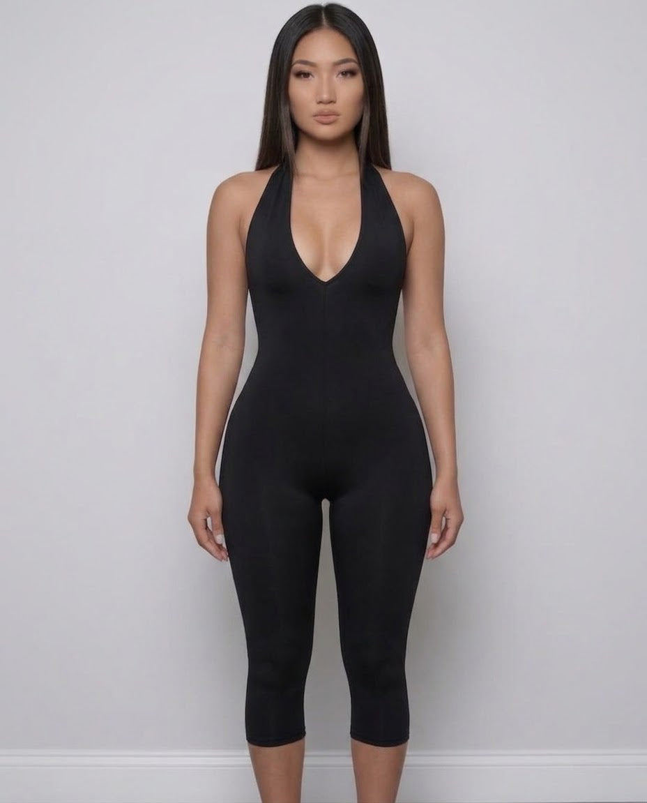 Sleek Halter Bodysuit