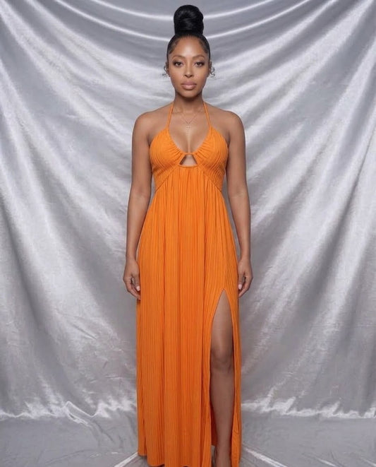 Orange Maxi Dress