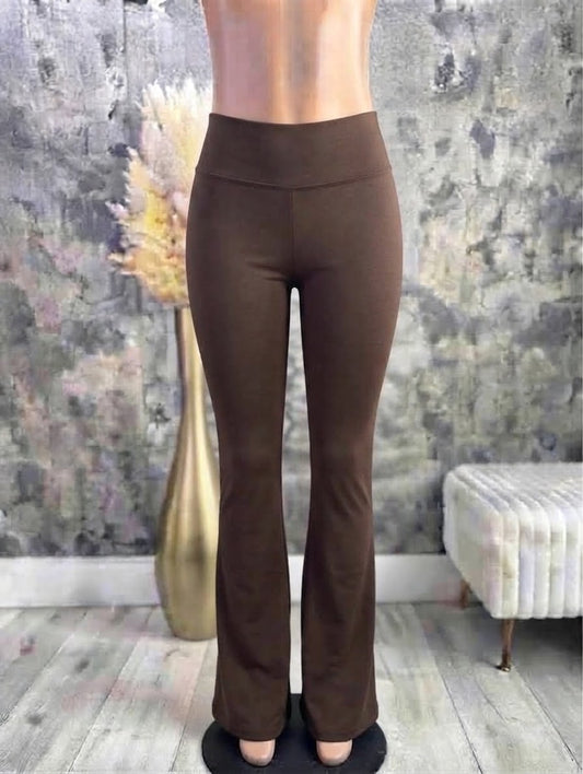 Brown Flare Pants
